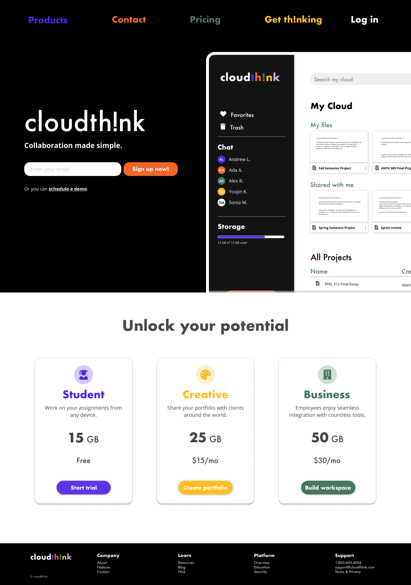 cloudthink account